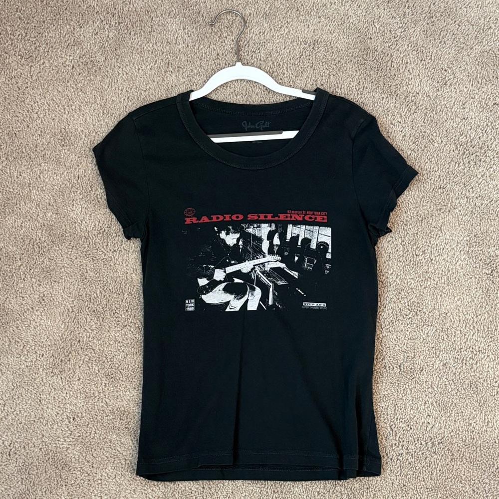 Brandy Melville Black Graphic Tee